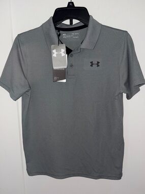 NWT Under Armour heat gear polo shirt boy's sz YLG